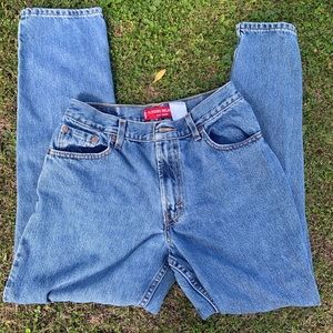 90s vintage 550 jeans size fit best medium wash